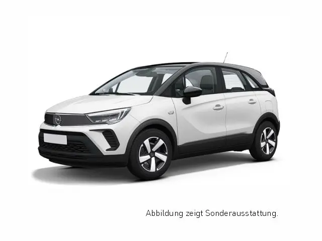 Opel Crossland jadeweiß 2024 mit neutralem weißen Hintergrund | SW10426